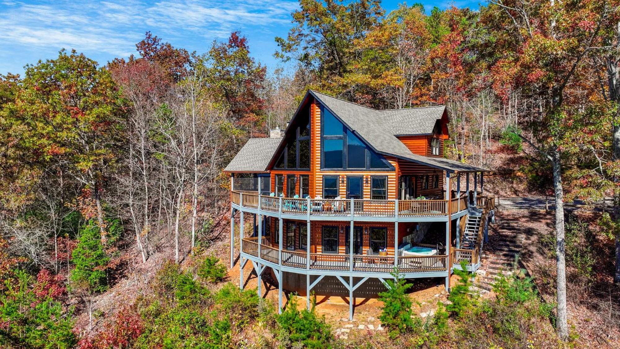 Three Bears Overlook Villa Epworth Bagian luar foto